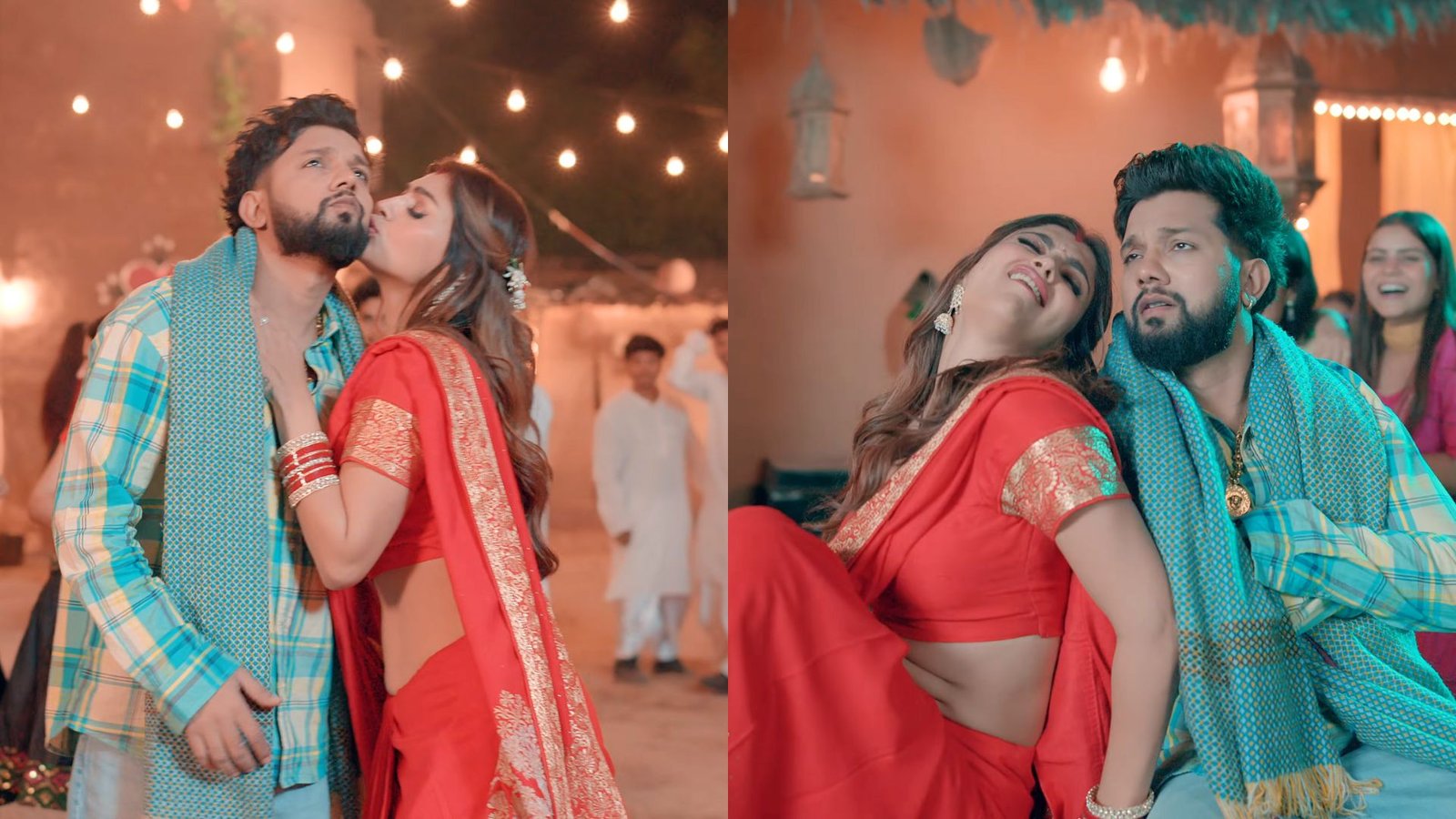 नीलकमल के साथ कमर लचकाते दिखी अभिनेत्री आकांक्षा पुरी, क्या खेसारी लाल को फिर से मिला धोखा?