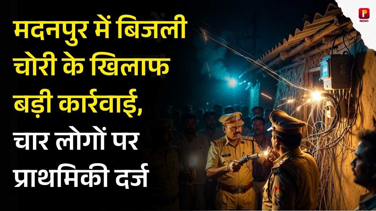 औरंगाबाद: मदनपुर में बिजली चोरी के खिलाफ बड़ी कार्रवाई, चार लोगों पर प्राथमिकी दर्ज