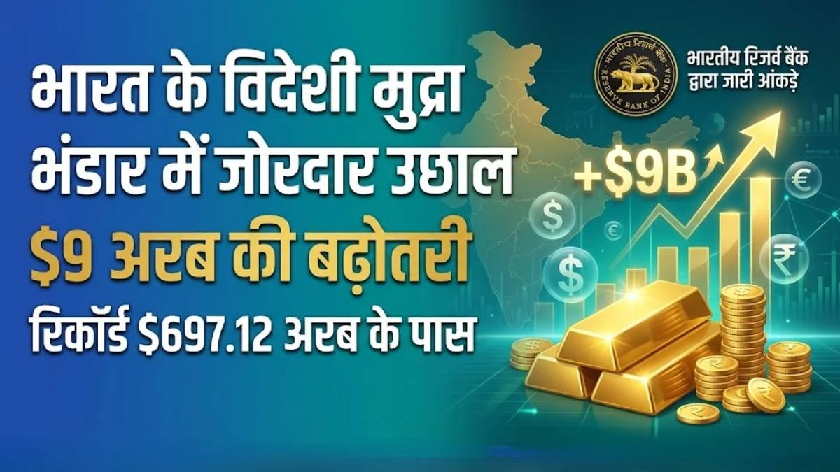 भारत के विदेशी मुद्रा भंडार में जोरदार उछाल: एक हफ्ते में $9 अरब की बढ़ोत्तरी, $700 अरब के करीब पहुँचा आंकड़ा