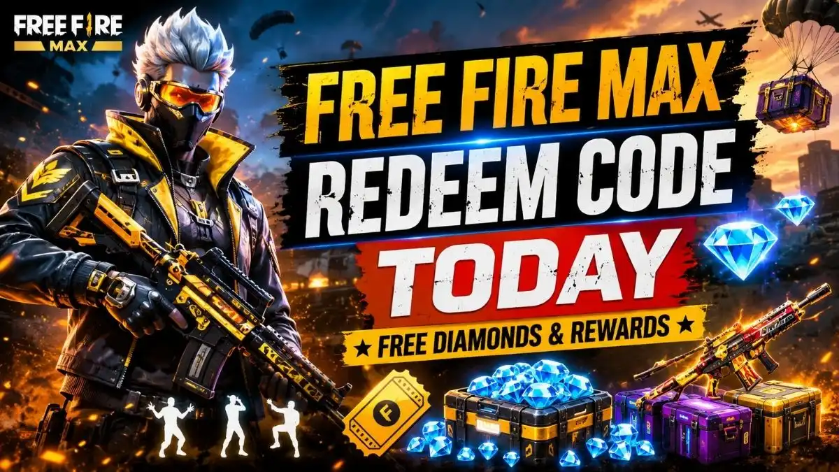 Free Fire MAX Redeem Code Today: फ्री डायमंड्स और स्किन्स पाने का मौका, देखें लेटेस्ट कोड्स