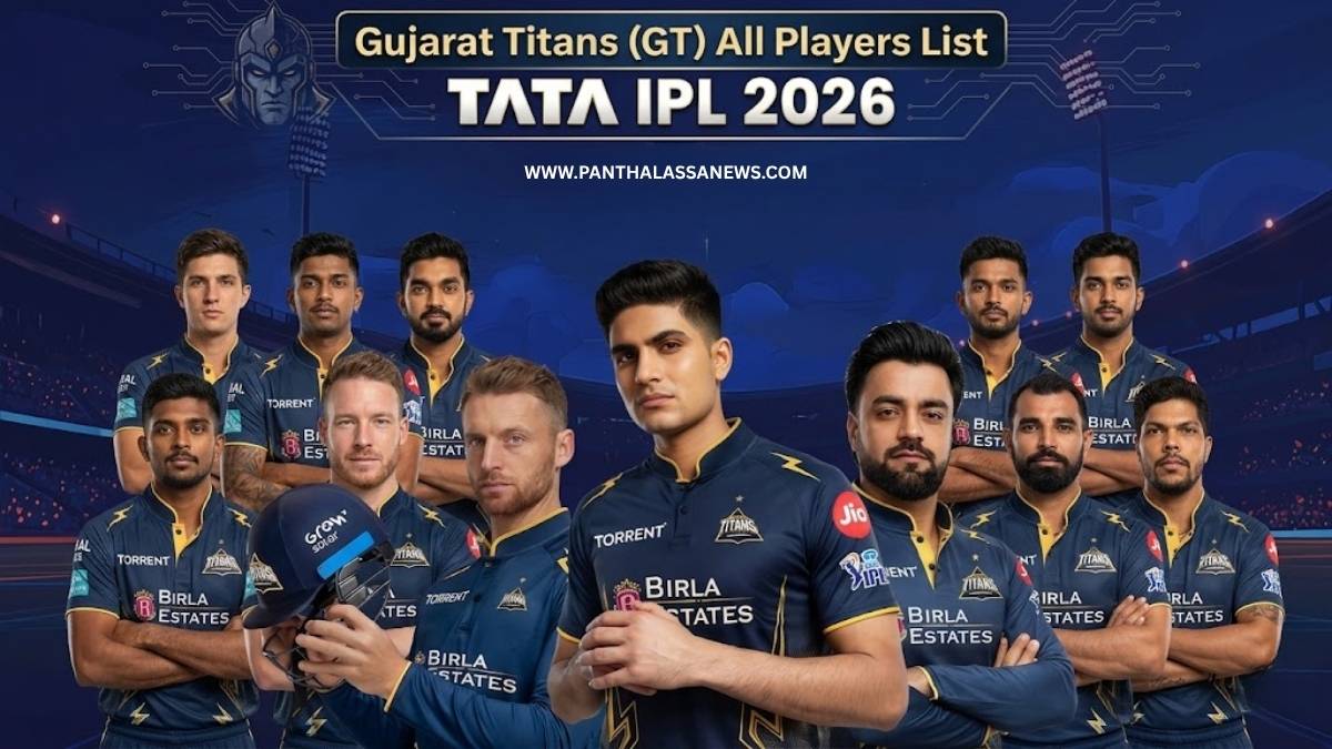 Gujarat Titans (GT) Tata IPL 2026 All Players List