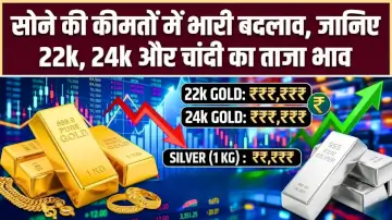 Gold Silver Price Today: सोने की कीमतों में भारी बदलाव, जानिए 22k, 24k और चांदी का ताजा भाव