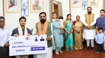 ईशान किशन को बिहार सरकार ने दिया ₹1 करोड़ का इनाम, सीएम सम्राट चौधरी ने किया सम्मानित