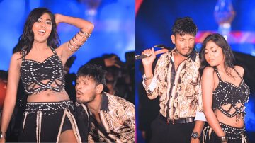 लंबे समय के बाद एक साथ दिखे खोरठा एक्टर राज भाई और अभिनेत्री खुशी राज