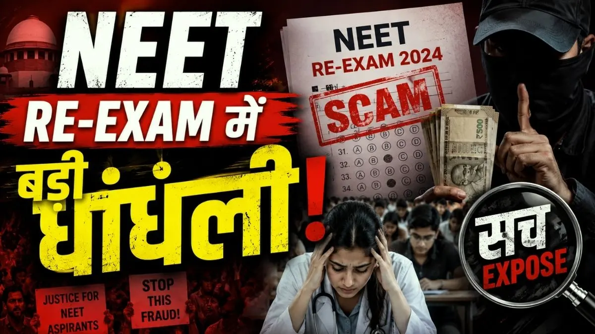NEET Re-Exam में बड़ी धांधली: बिहार में सॉल्वर गैंग के 24 लोग गिरफ्तार, 5 मेडिकल छात्र शामिल 