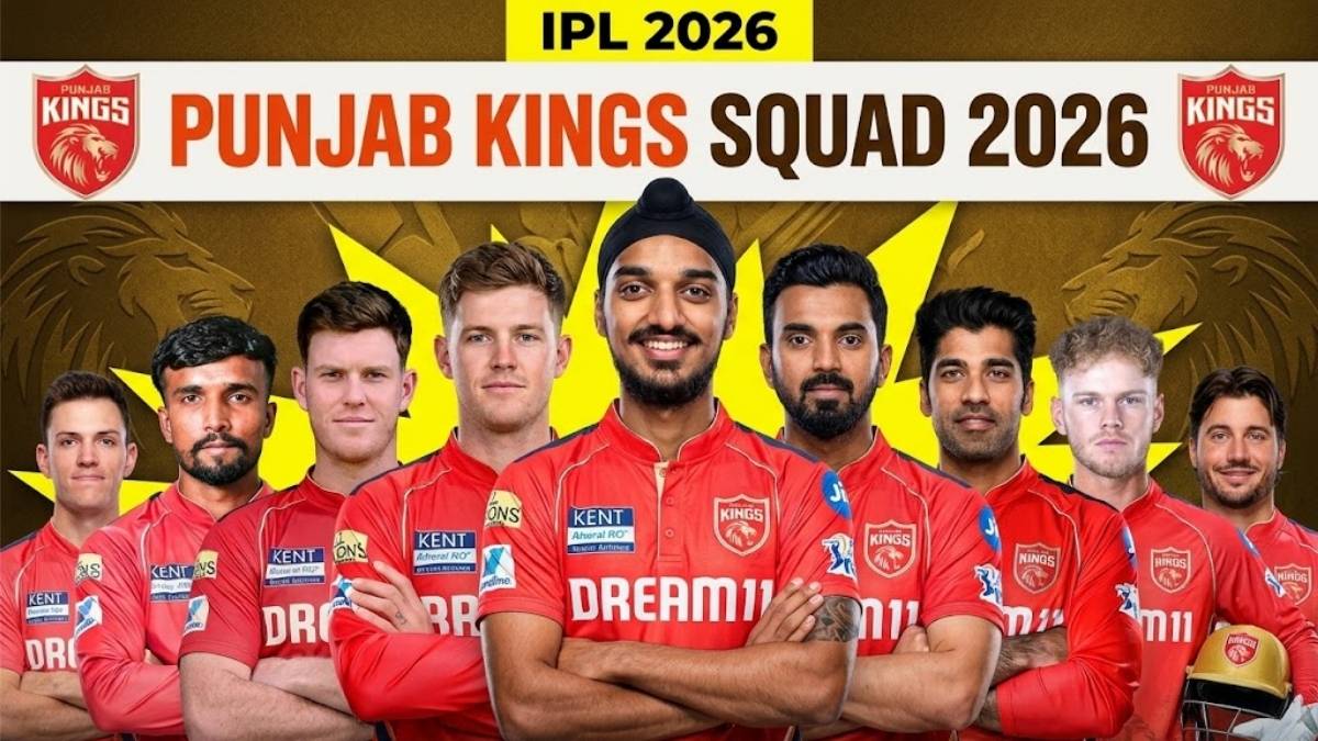 Punjab Kings (PBKS) Tata IPL 2026 All Players List
