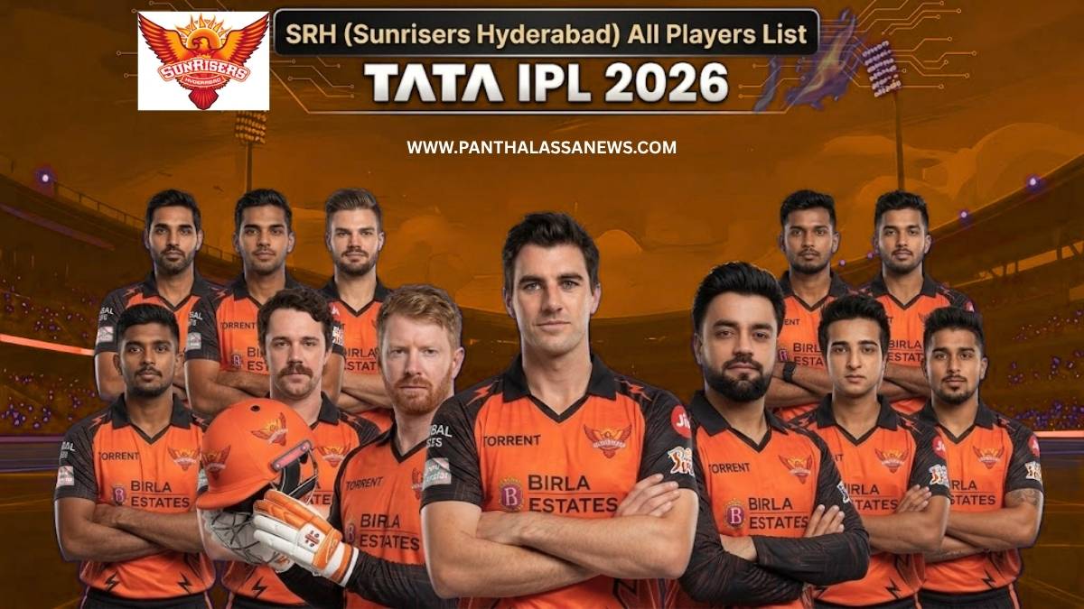 Sunrisers Hyderabad (SRH) Tata IPL 2026 All Players List & Match Schedule