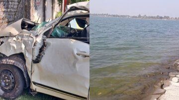 रांची के धुर्वा डैम में कार गिरने से तीन व्यक्ति की मौत, जांच पड़ताल में झूठे पुलिस के अधिकारी
