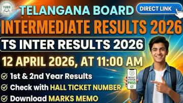 TS Inter Results 2026: आज सुबह 11 बजे जारी होंगे तेलंगाना इंटरमीडिएट नतीजे, यहाँ देखें डायरेक्ट लिंक