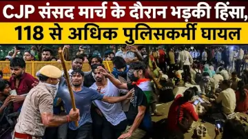 CJP संसद मार्च के दौरान भड़की हिंसा, 118 से अधिक पुलिसकर्मी घायल, 70 हिरासत में लिए गए